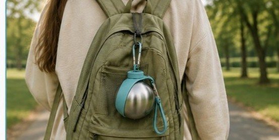 Clip it to your backpack