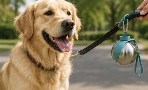 Attach it to the leash