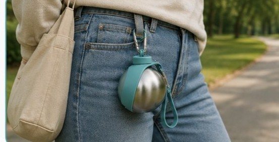 Clip it to your belt or bag